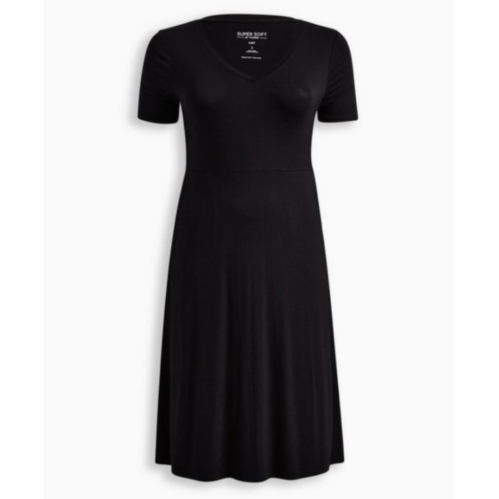 Torrid Midi Side Slit Dress - Picture 5 of 9